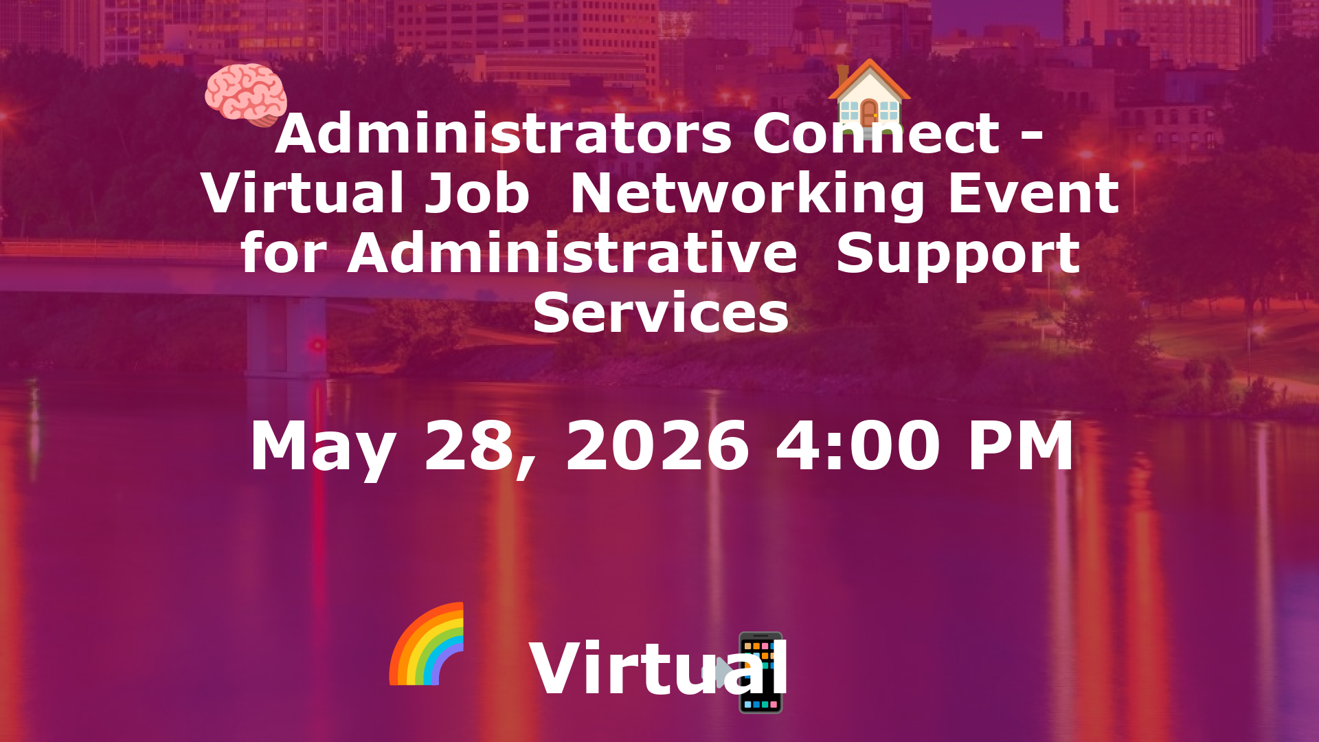 Administrators Connect - Virtual Job  Networking Event for Administrative  Support Services event image